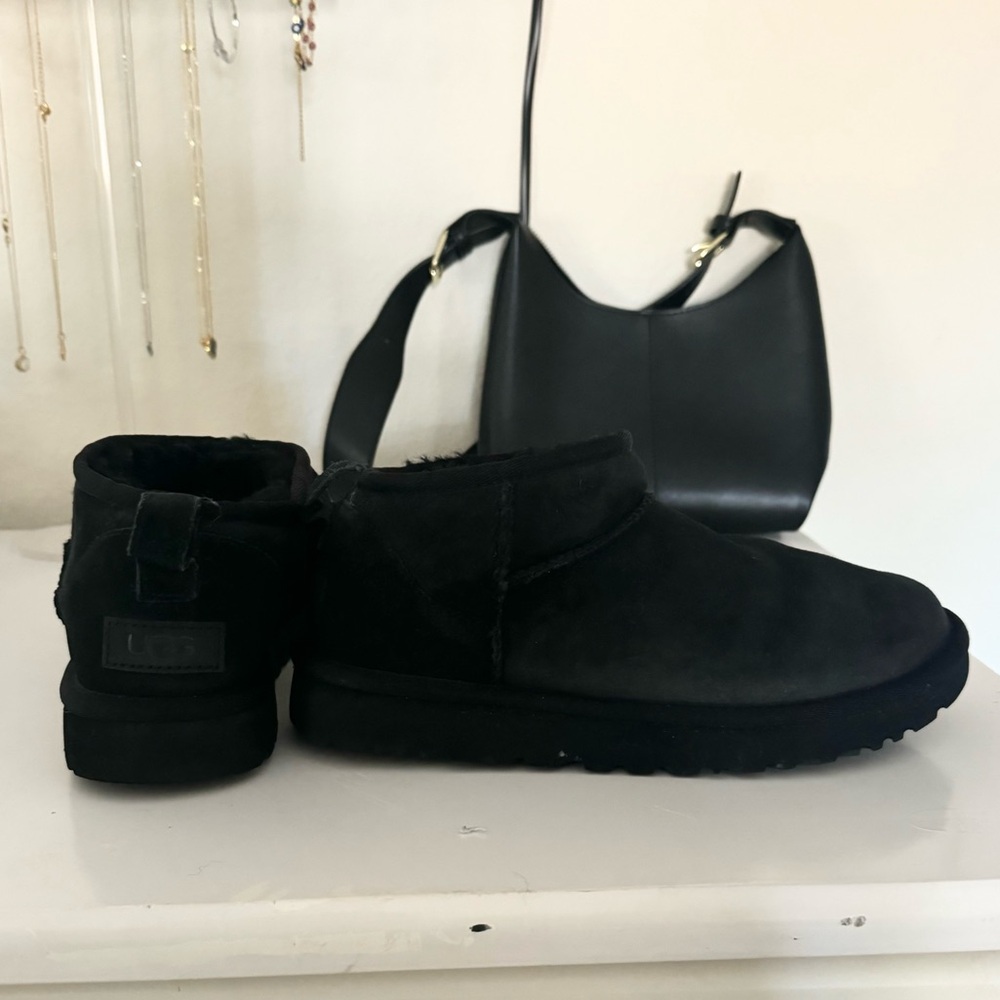 UGG Black Classic Ultra Mini